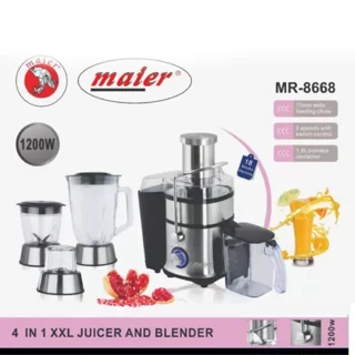 آبمیوه‌گیری و مخلوط‌کن 4 کاره مایر مدل Maier MR-8668