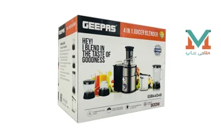 آبمیوه گیری/مخلوط کن 4 کاره جی پاس مدل GEEPAS GSB44049