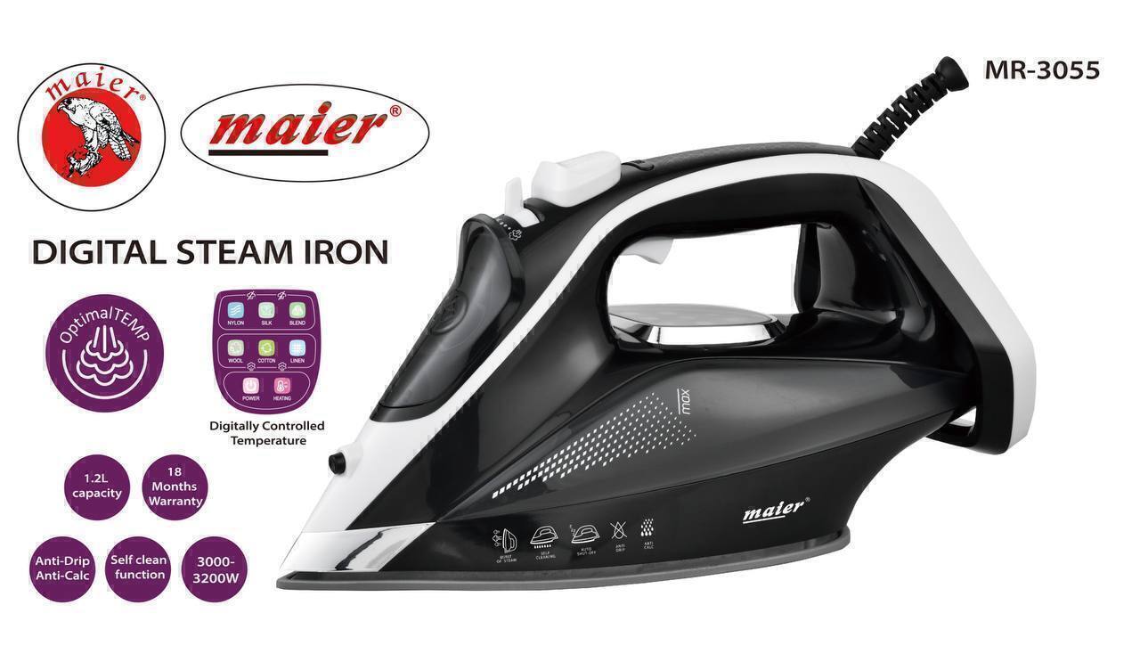 اتو بخار دیجیتال مایر مدل MR3055